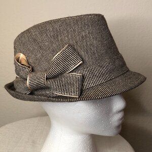 LIKE NEW, GORGEOUS Tweed Style Fedora
